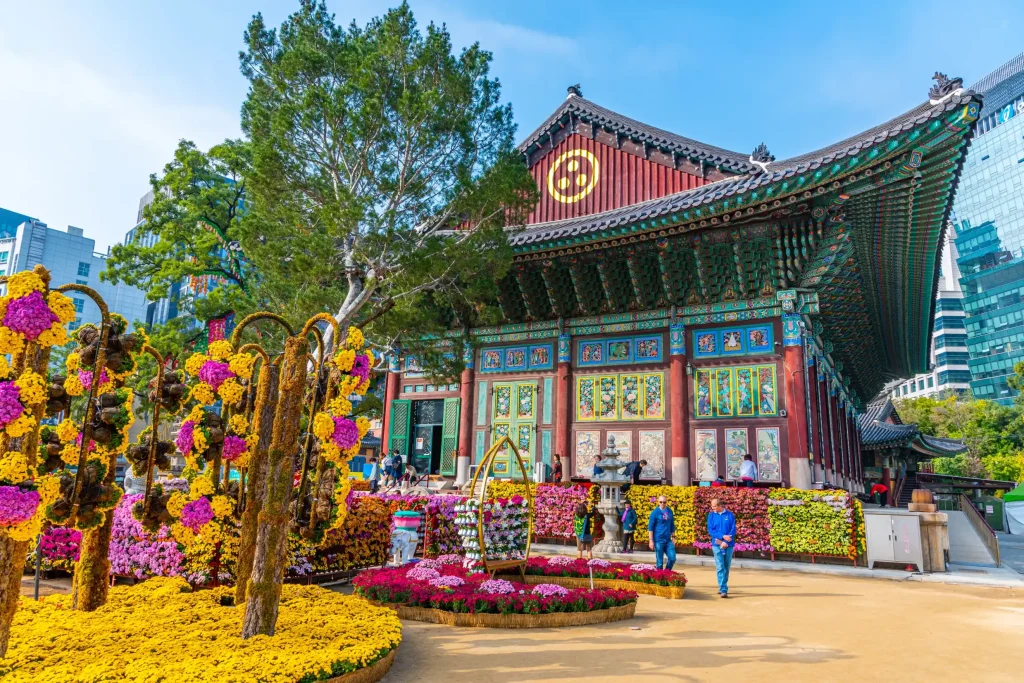 Que ver en Seúl - A COREA 12 el templo Jogyesa