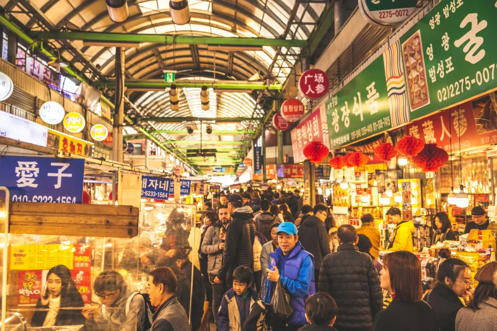 Que ver en Seúl - A COREA 9 comida callejera en el mercado Gwangjang