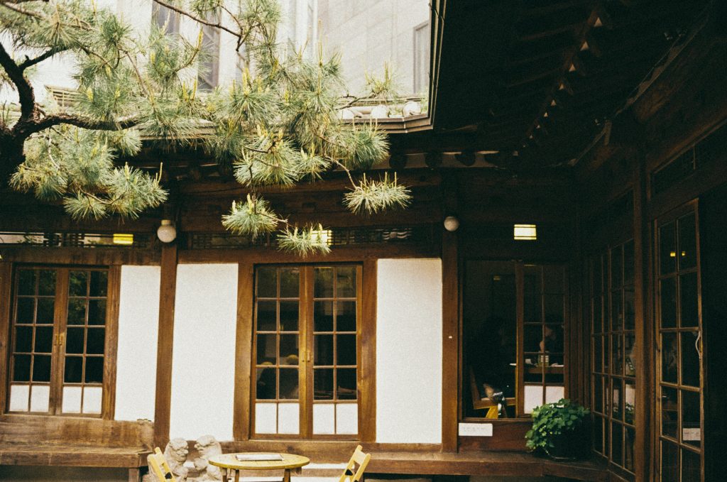 Casa de té en Insadong. Casa tradicional en Insadong, Seúl.